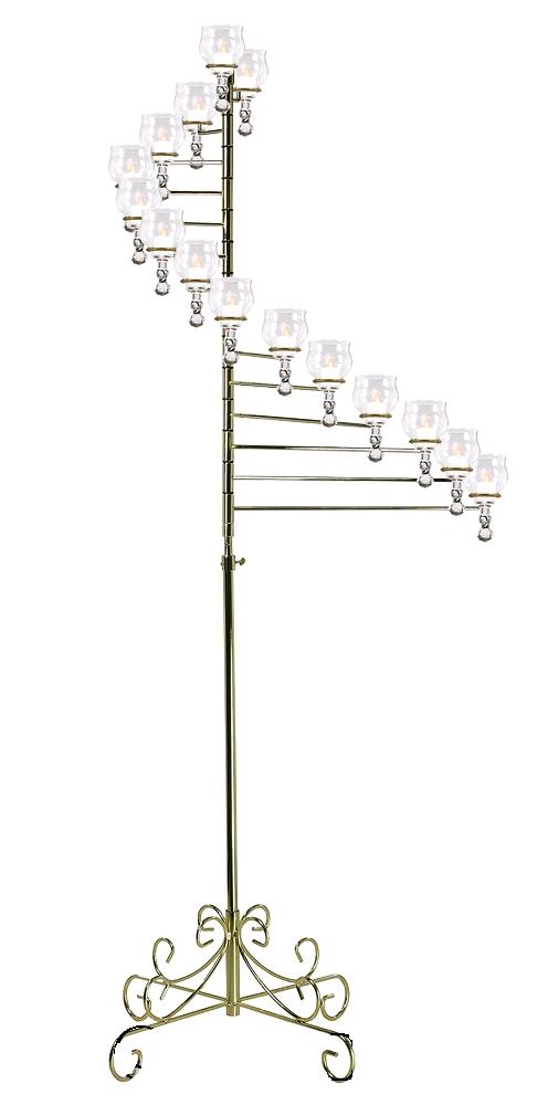 Rental store for CANDELABRA 10 L. SPIRAL NICKEL in Mycity ZZ