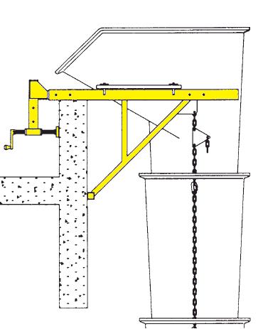 Rental store for CHUTE, DEBRIS PARAPET HANGERS  PAIR in Mycity ZZ