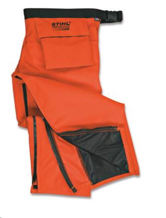 Rental store for STIHL APRON CHAPS 32  ORANGE - 6 LAYER in Mycity ZZ