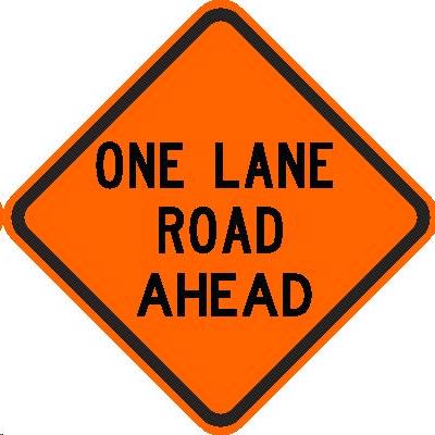 Rental store for SIGN, ONE LANE AHEAD in Mycity ZZ