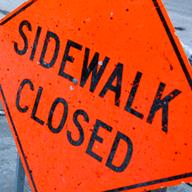 Rental store for SIGN, SIDEWALK CLOSED in Mycity ZZ